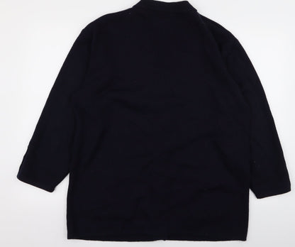 Womens UK Size L Preworn Black Jacket
