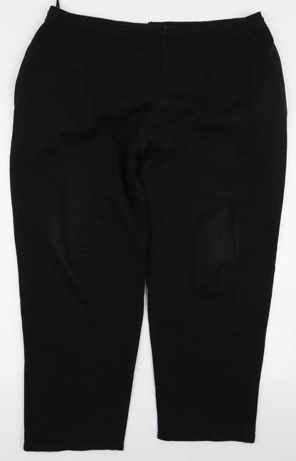 Preworn Mens Black   Trousers  Size L L23 in