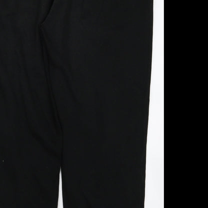 Preworn Mens Black   Trousers  Size L L23 in