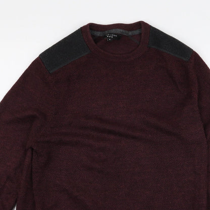 New Look Mens Red   Pullover Jumper Size S