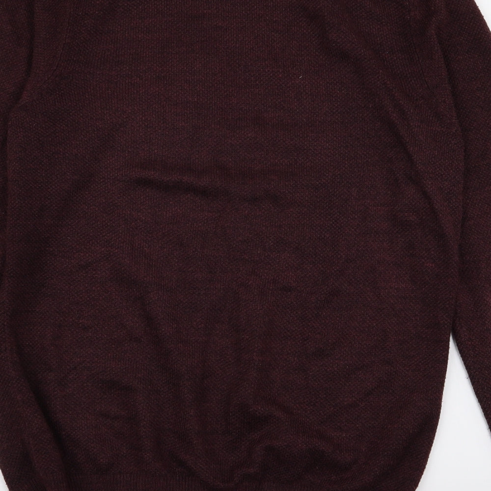 New Look Mens Red   Pullover Jumper Size S