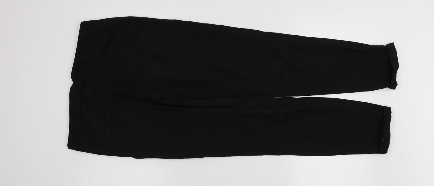 Yagmour Womens Black   Capri Trousers Size 10 L30 in
