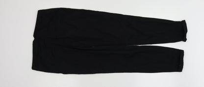 Yagmour Womens Black   Capri Trousers Size 10 L30 in