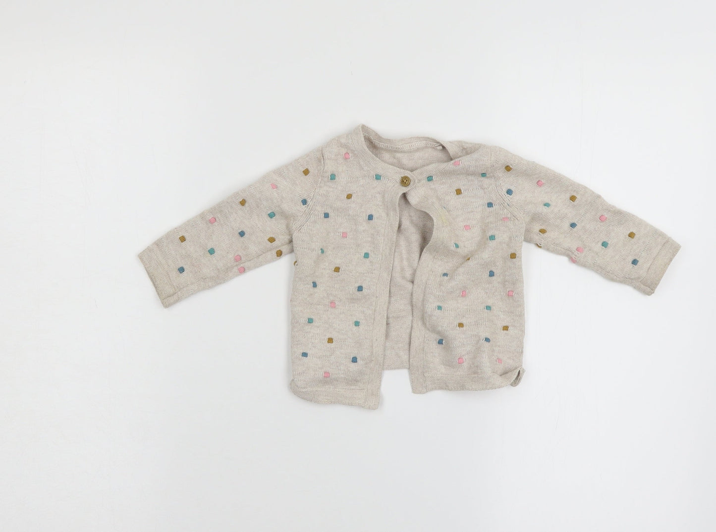 TU Baby Beige   Cardigan Jumper Size 3-6 Months