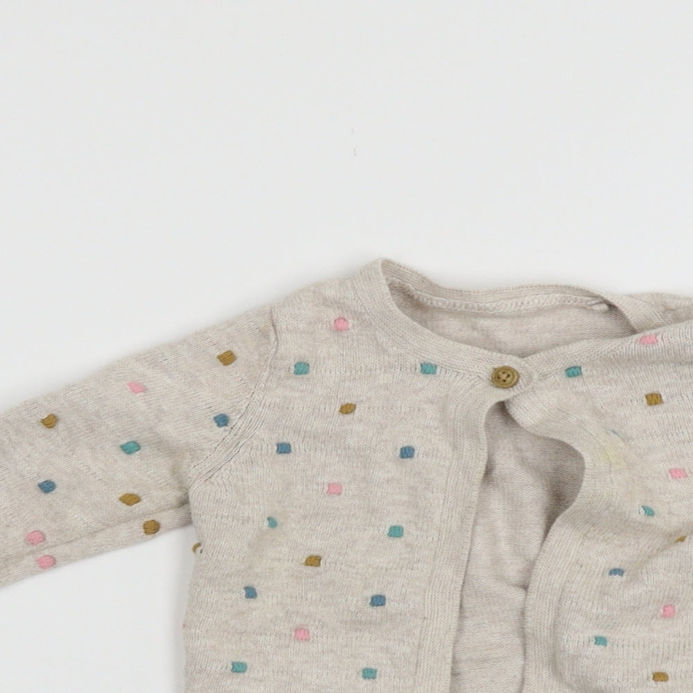 TU Baby Beige   Cardigan Jumper Size 3-6 Months