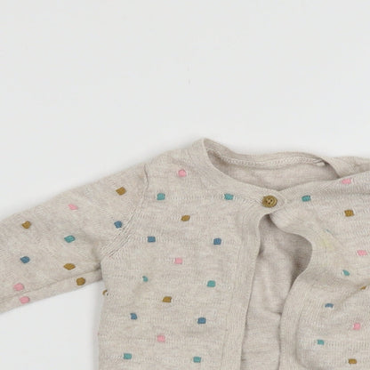 TU Baby Beige   Cardigan Jumper Size 3-6 Months
