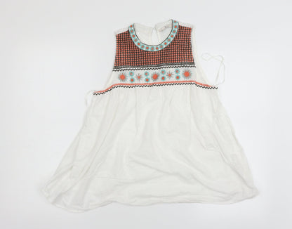 TU Womens White   Basic Blouse Size 10