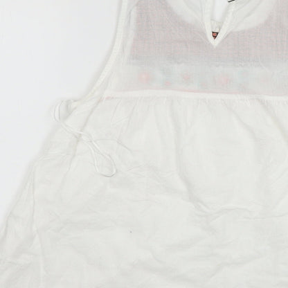 TU Womens White   Basic Blouse Size 10