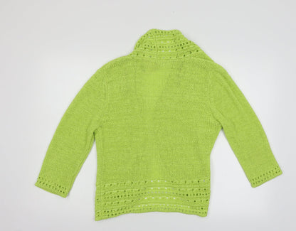 Soon Womens Green   Cardigan Jumper Size 14