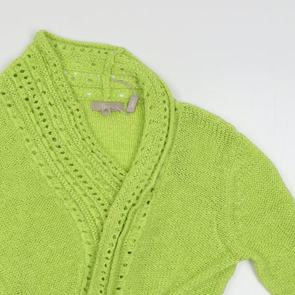 Soon Womens Green   Cardigan Jumper Size 14
