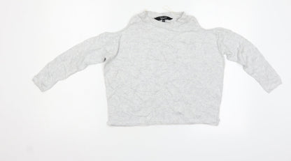 New Look Girls Grey   Pullover Jumper Size 11-12 Years