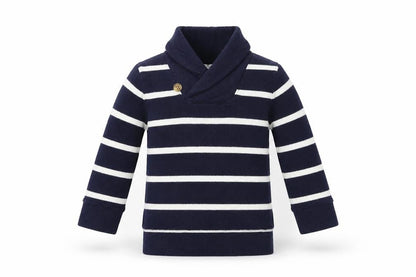 Gap Boys Blue Striped  Pullover Jumper Size 2 Years