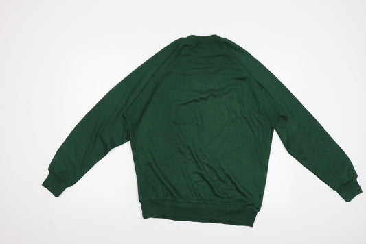 Greenwoods Mens Green   Pullover Jumper Size M