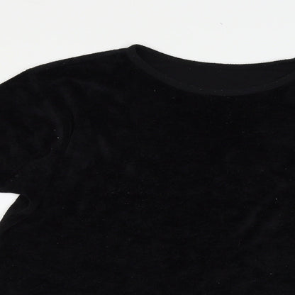 M&S Womens Black   Basic Blouse Size 14