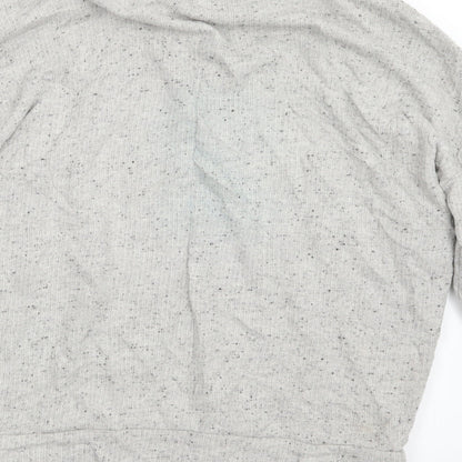 Marks and Spencer Girls Grey Geometric  Top One Piece Size 15-16 Years