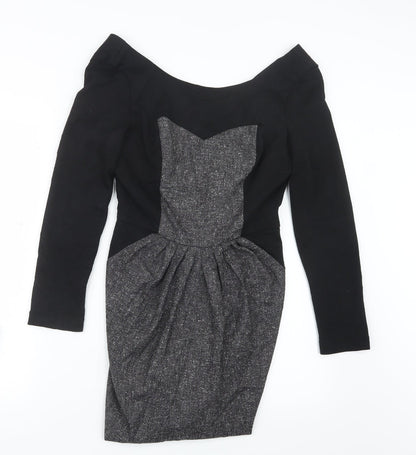 River Island Womens Grey   Shirt Dress  Size 12