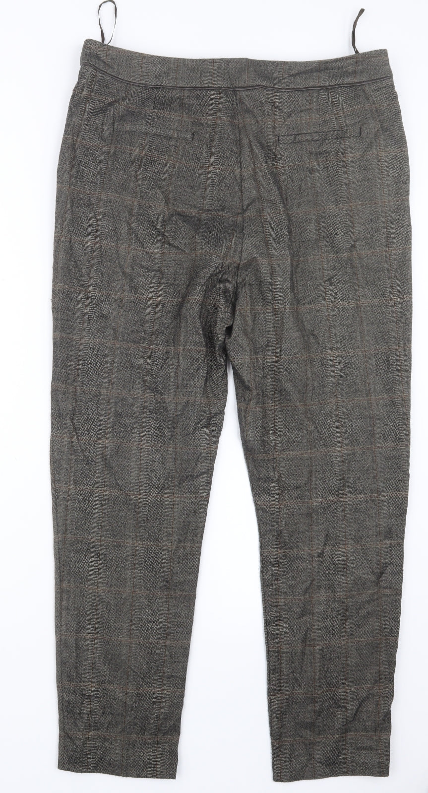 F&F Womens Brown   Trousers  Size 14 L26 in