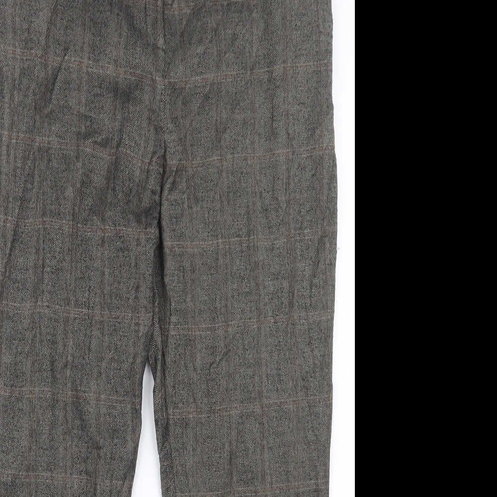 F&F Womens Brown   Trousers  Size 14 L26 in