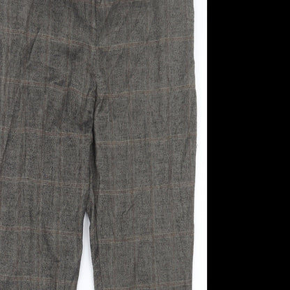 F&F Womens Brown   Trousers  Size 14 L26 in