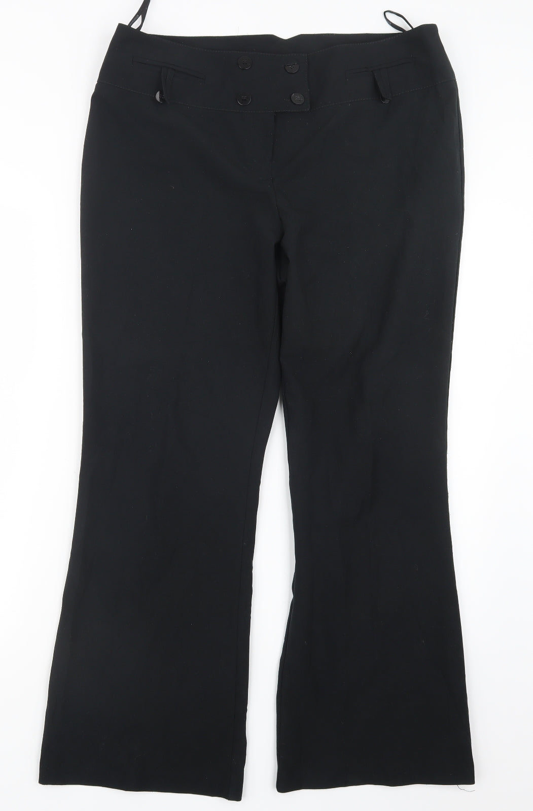 Womens UK Size 14 Dorothy Perkins Regular Fit  Black Trousers