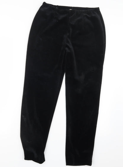 Diana Martin Womens Black   Trousers  Size 10 L27 in