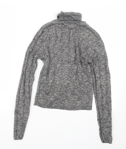 New Look Womens Grey  Knit Pullover Jumper Size 8