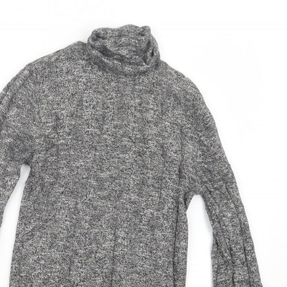 New Look Womens Grey  Knit Pullover Jumper Size 8