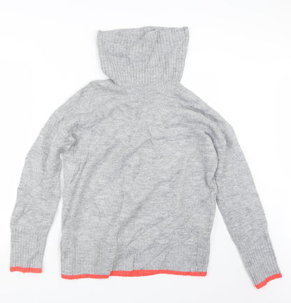 Next Womens Grey  Knit Pullover Jumper Size S