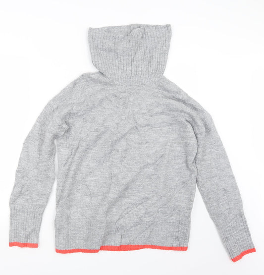 NEXT Womens Grey  Knit Pullover Jumper Size S