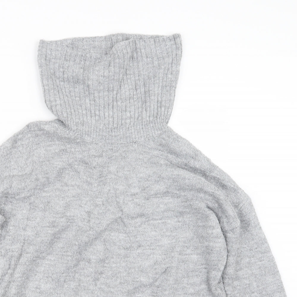 Next Womens Grey  Knit Pullover Jumper Size S
