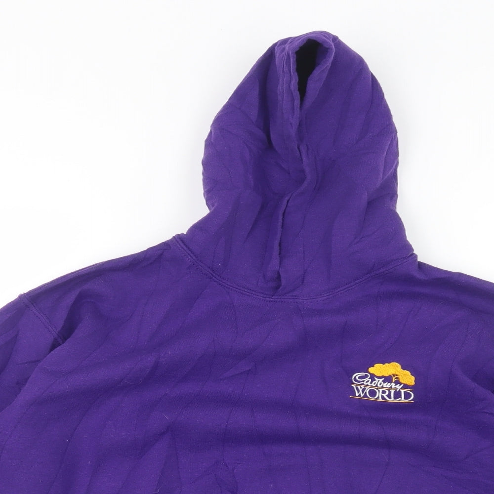 Gildan Boys Purple   Pullover Hoodie Size XL  - Cadbury