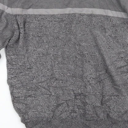 TU Mens Grey  Knit Pullover Jumper Size M