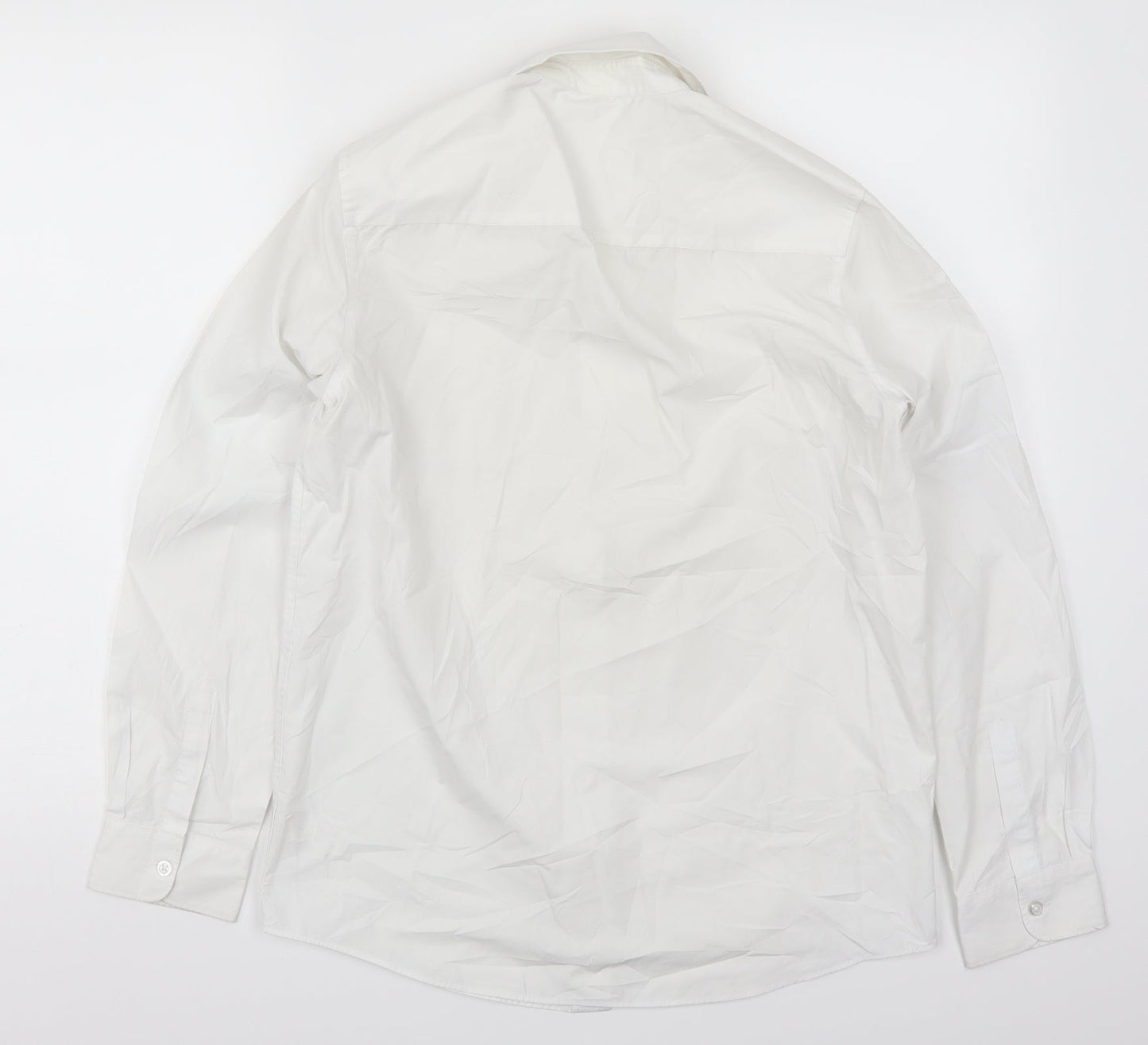 F&F Boys White   Basic Button-Up Size 13-14 Years
