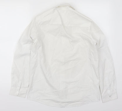 F&F Boys White   Basic Button-Up Size 13-14 Years