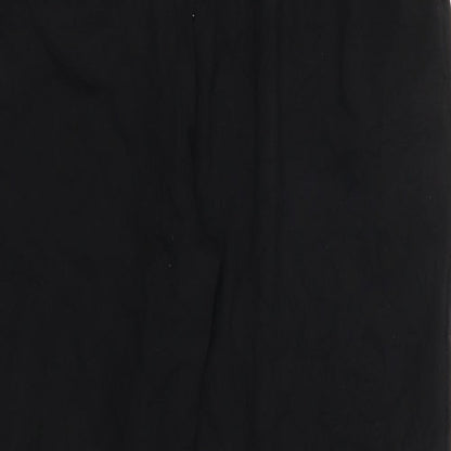 Womens UK Size 35 in Preworn Regular Fit  Black Trousers