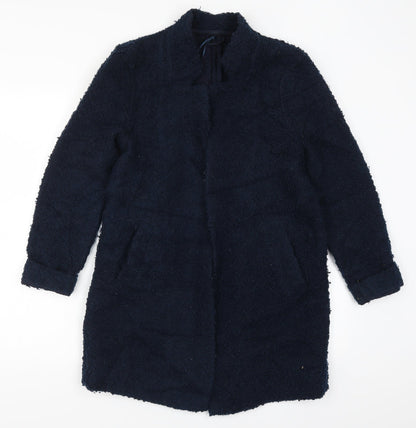 F&F Womens Blue   Overcoat Coat Size 8