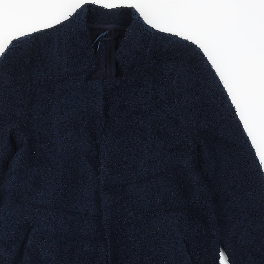 F&F Womens Blue   Overcoat Coat Size 8
