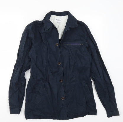 Mens UK Size S Pull & Bear Blue Jacket