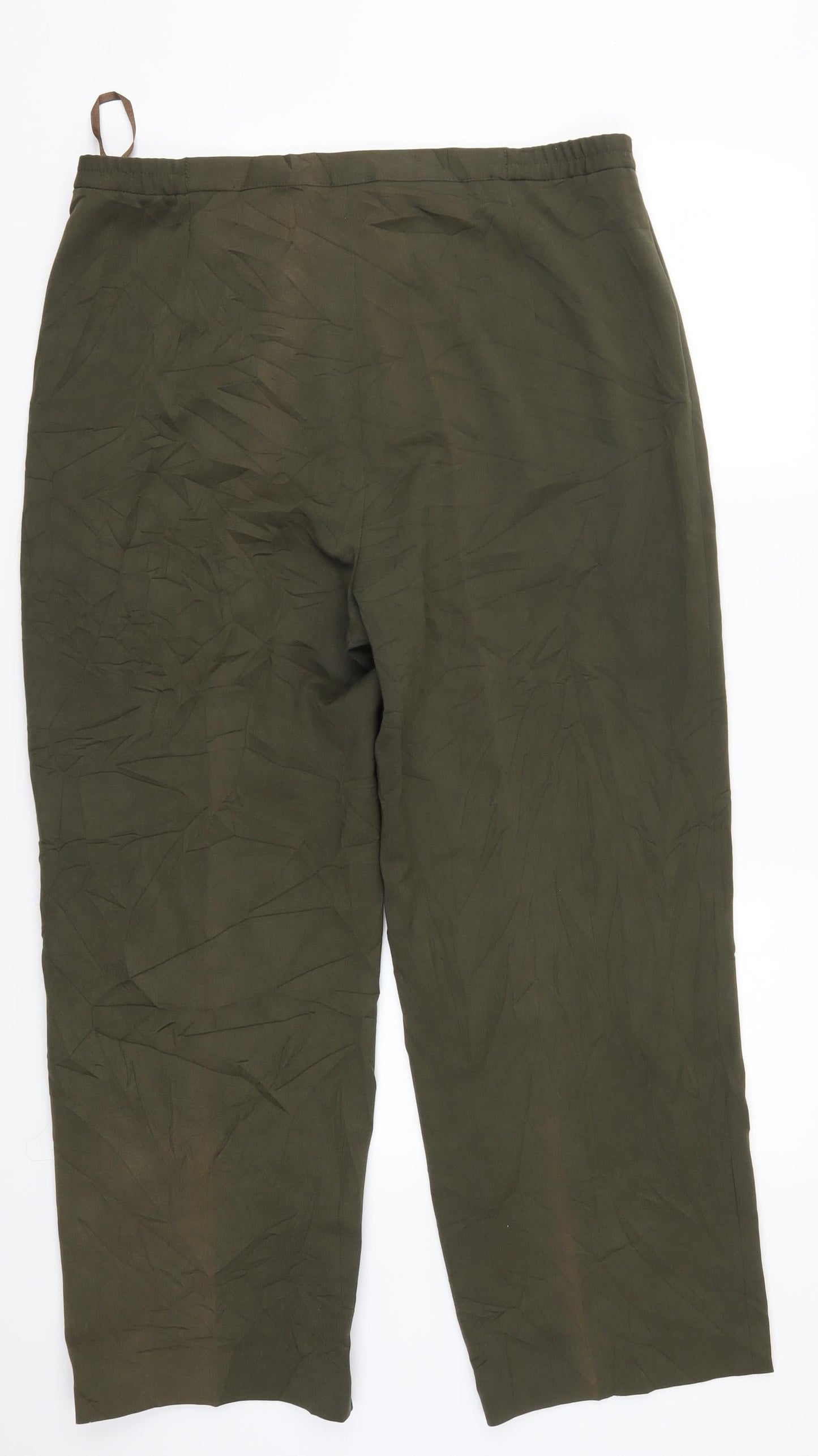 Womens UK Size 20 Paul Seperates Regular Fit  Green Trousers