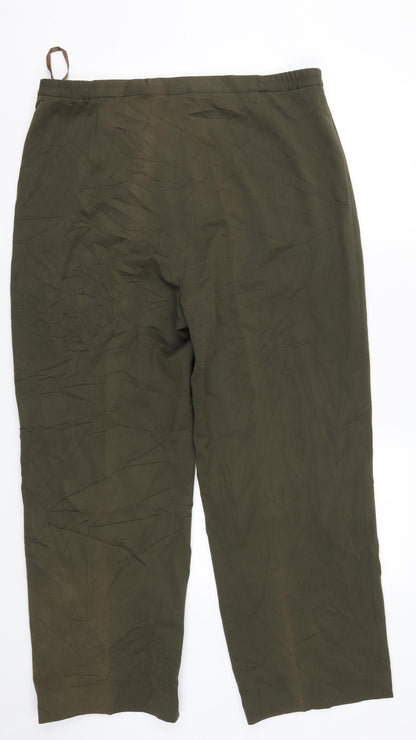 Womens UK Size 20 Paul Seperates Regular Fit  Green Trousers
