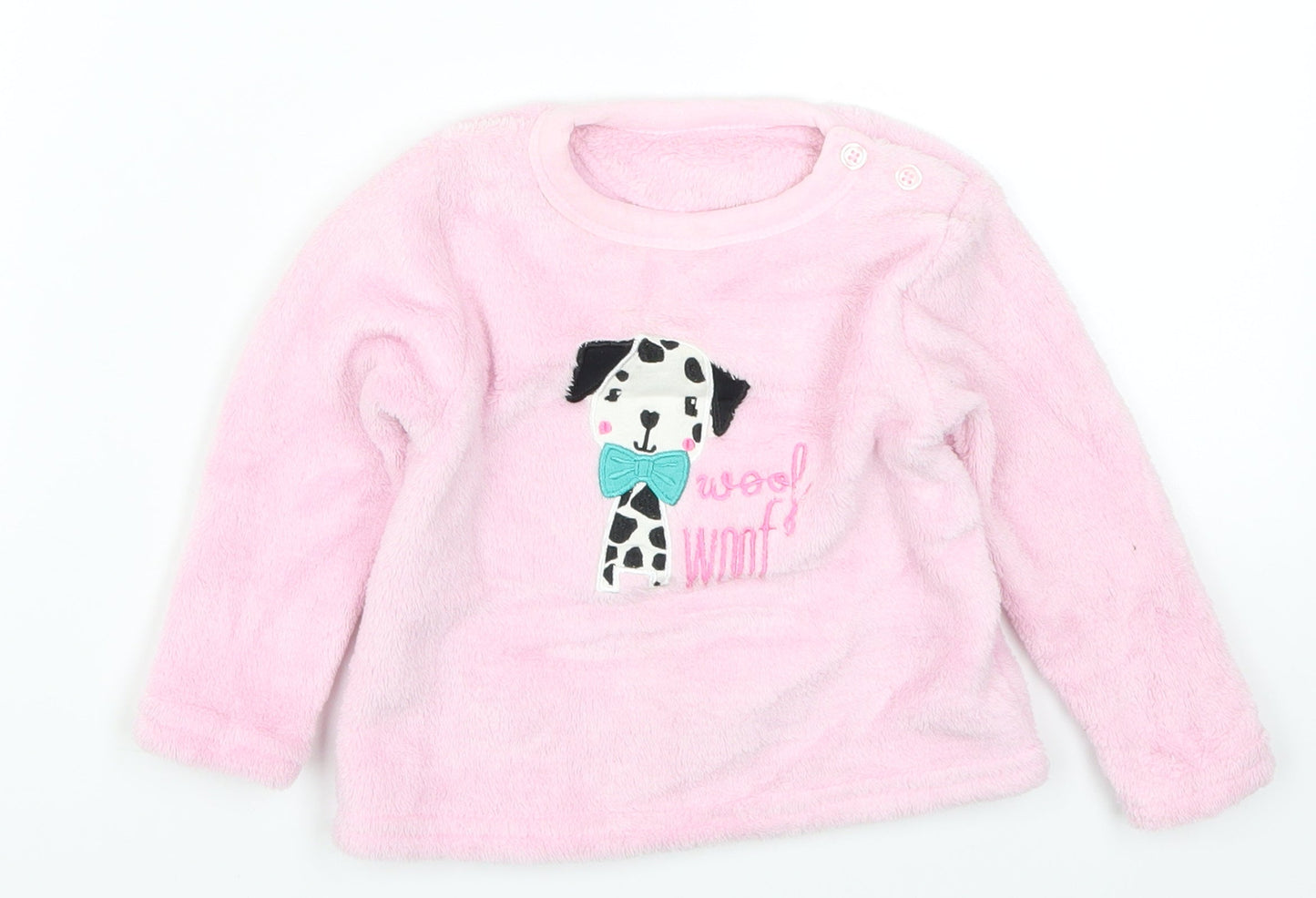 Early Days Girls Pink Solid   Pyjama Top Size 18-24 Months  - Puppy Woof