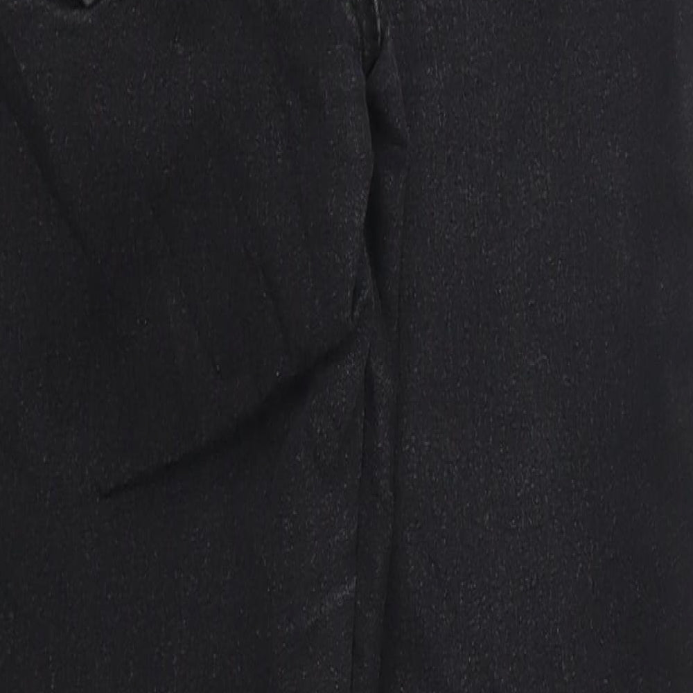 Mango Womens Black  Denim Skinny Jeans Size 8 L27 in