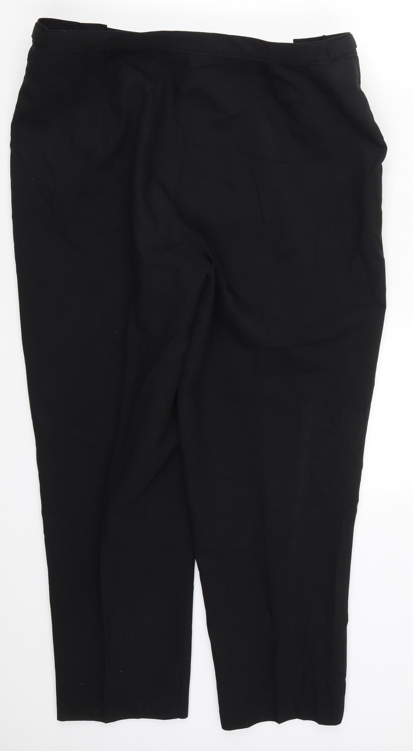 Damat Womens Black   Trousers  Size 18 L25 in