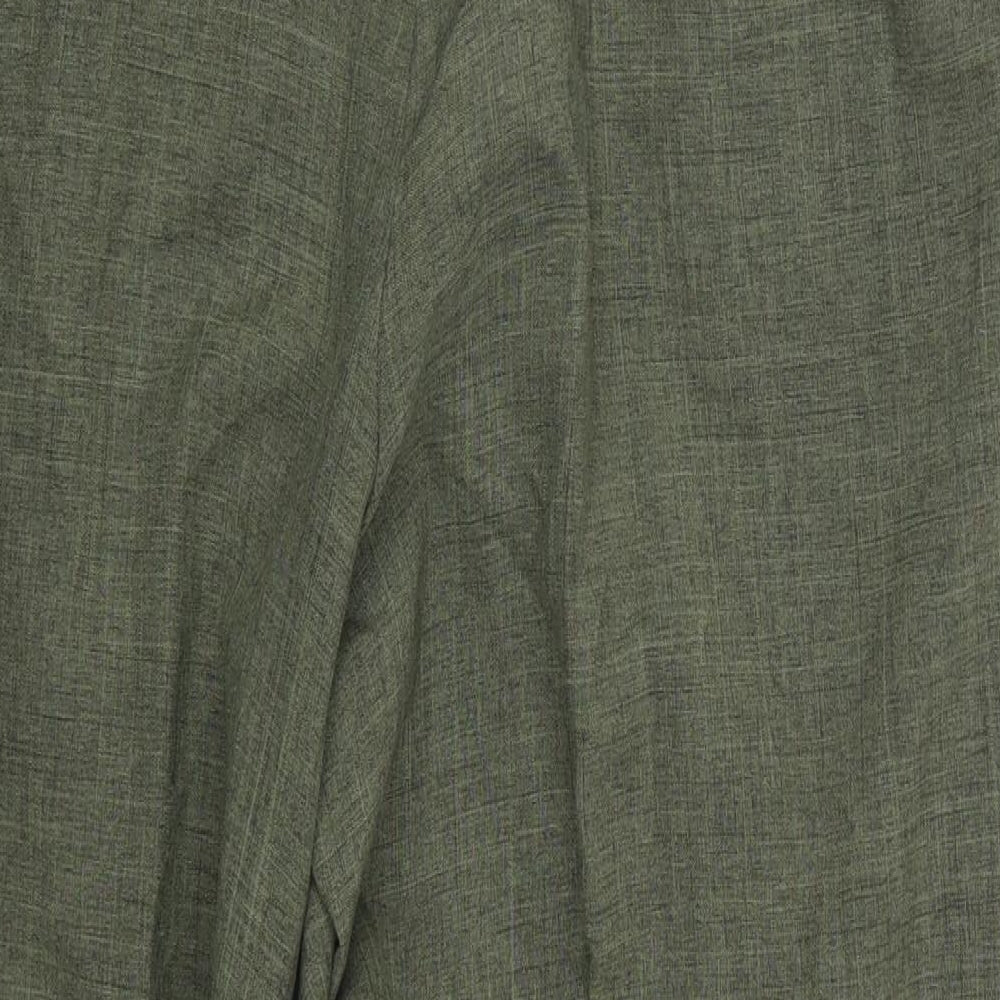 Womens UK Size 18 Essentials Regular Fit  Green Trousers