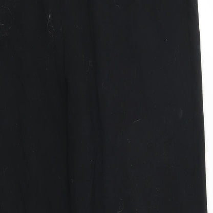 Womens UK Size 10 Marks and Spencer Regular Fit  Black Trousers