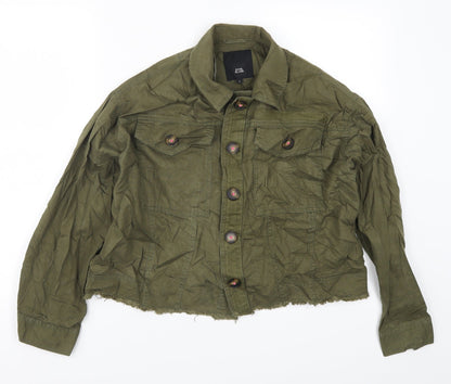 Womens UK Size S River Island Green Jacket