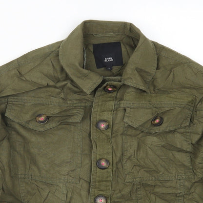 Womens UK Size S River Island Green Jacket