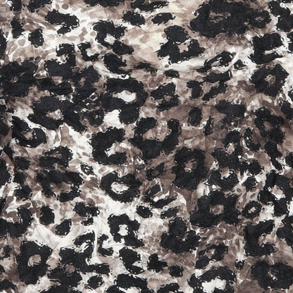 VINCI Womens Brown Animal Print  Basic T-Shirt Size 16