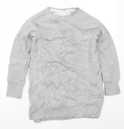 NEXT Girls Grey   Pullover Sweatshirt Size 9 Years  - Stars