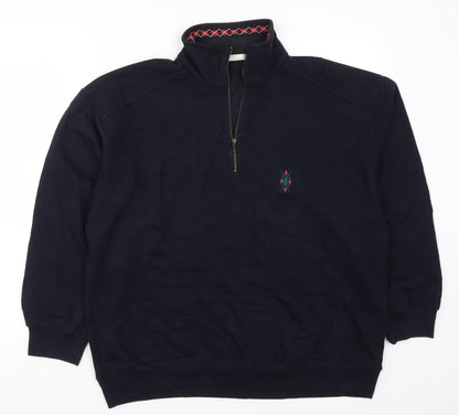 Womens UK Size 14 Marks and Spencer Blue Pullover Sweatshirt